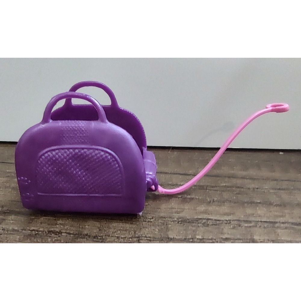 Barbie Doll Pet Travel Carrier Leash Dog Puppy Cat Accessory Set Mattel Z29